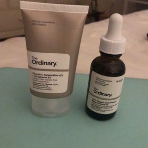 The Ordinary vitamin c and rose hip seed oil